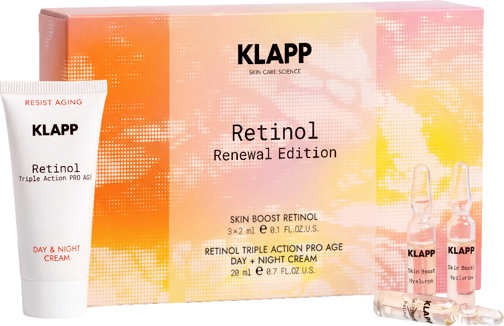 Набор крем Retinol Triple Action Pro Age и концентрат Skin Boost Retinol